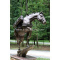 Garden Life Size Brass Horse Sculpture